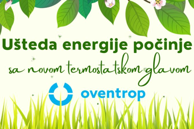 NOVE OVENTROP TERMOSTATSKE GLAVE